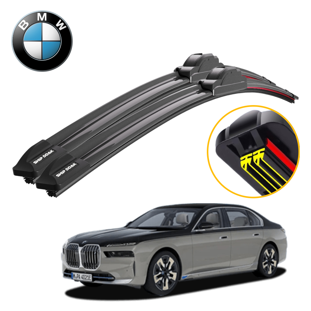 1+1 쉽딱 BMW i7 전차종 트리플X2 하이브리드 와이퍼 블레이드 윈도우브러쉬 - 메인 이미지