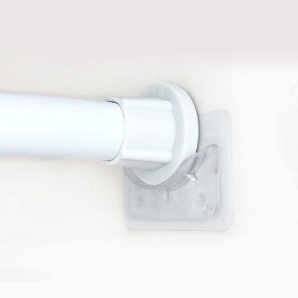 커튼봉 브라켓 안뚫어고리 설치 못없이 커튼달기 부자재 U자 무타공 압축봉홀더 2P