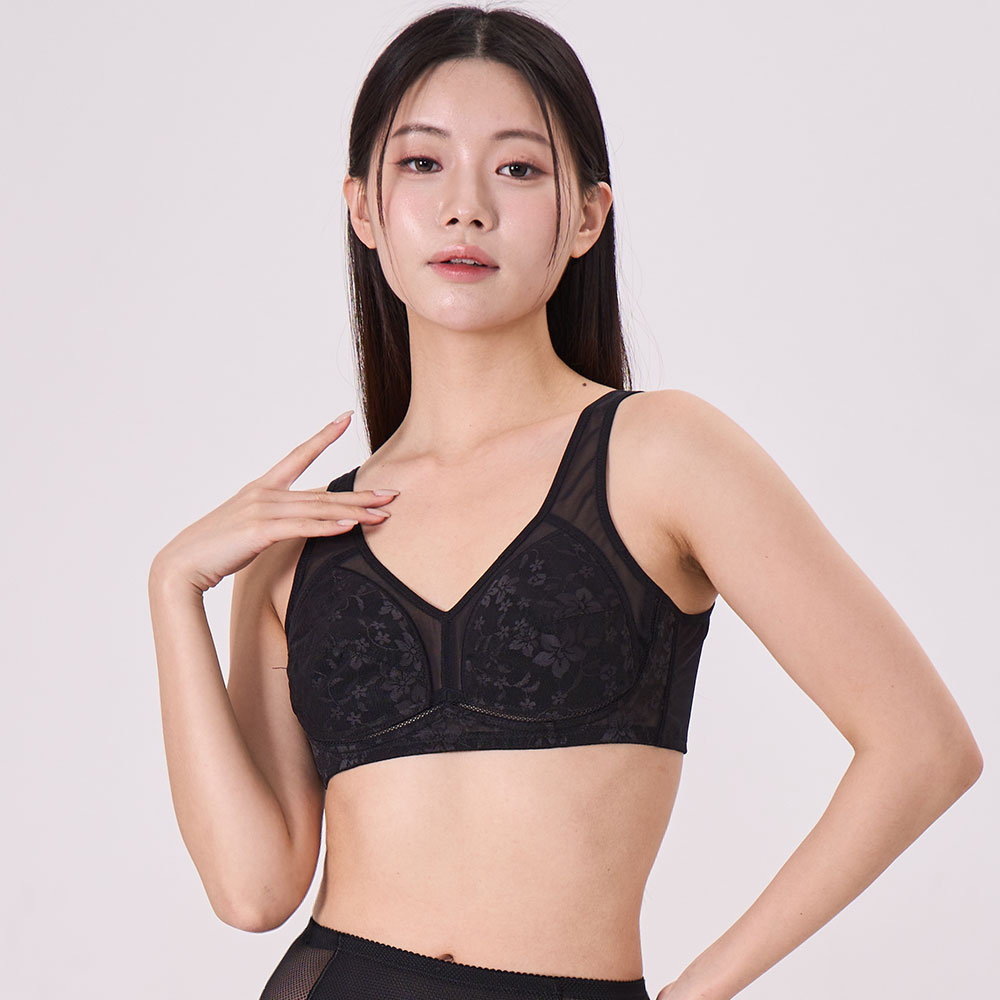 에이원 인견 블로썸 노와이어 풀컵 패드 브라 11108 - 상품 이미지