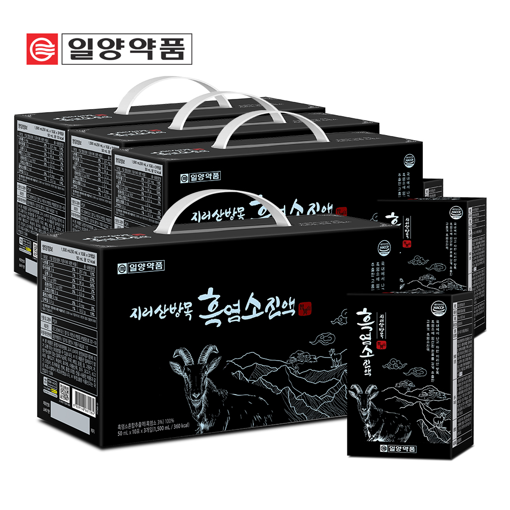 [일양약품 본사] 지리산방목 흑염소진액(30일분) x 4세트