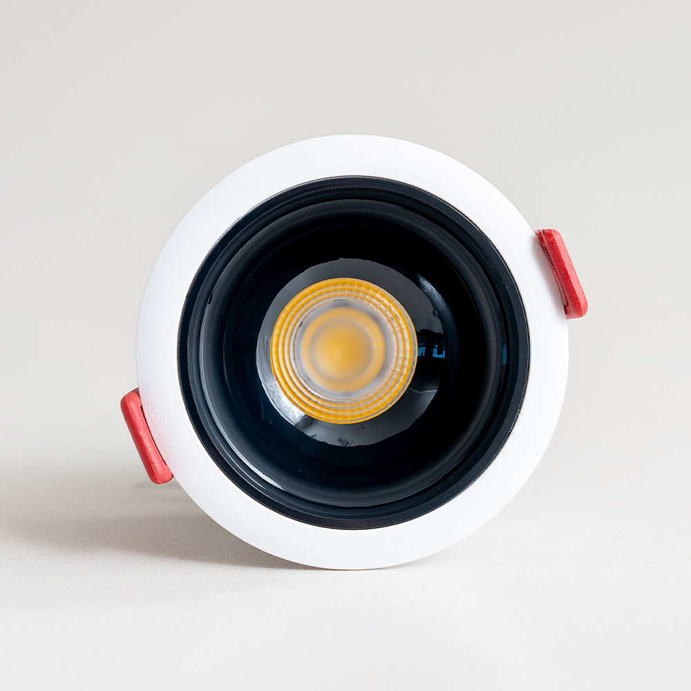 LED 75mm(3인치) 다운라이트 일체형 COB 룩크 10W 블랙 - 상품 이미지