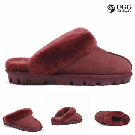 [해외]호주 어그 24FW DK어그  천송이 디케이 슬리퍼 DK017 와인