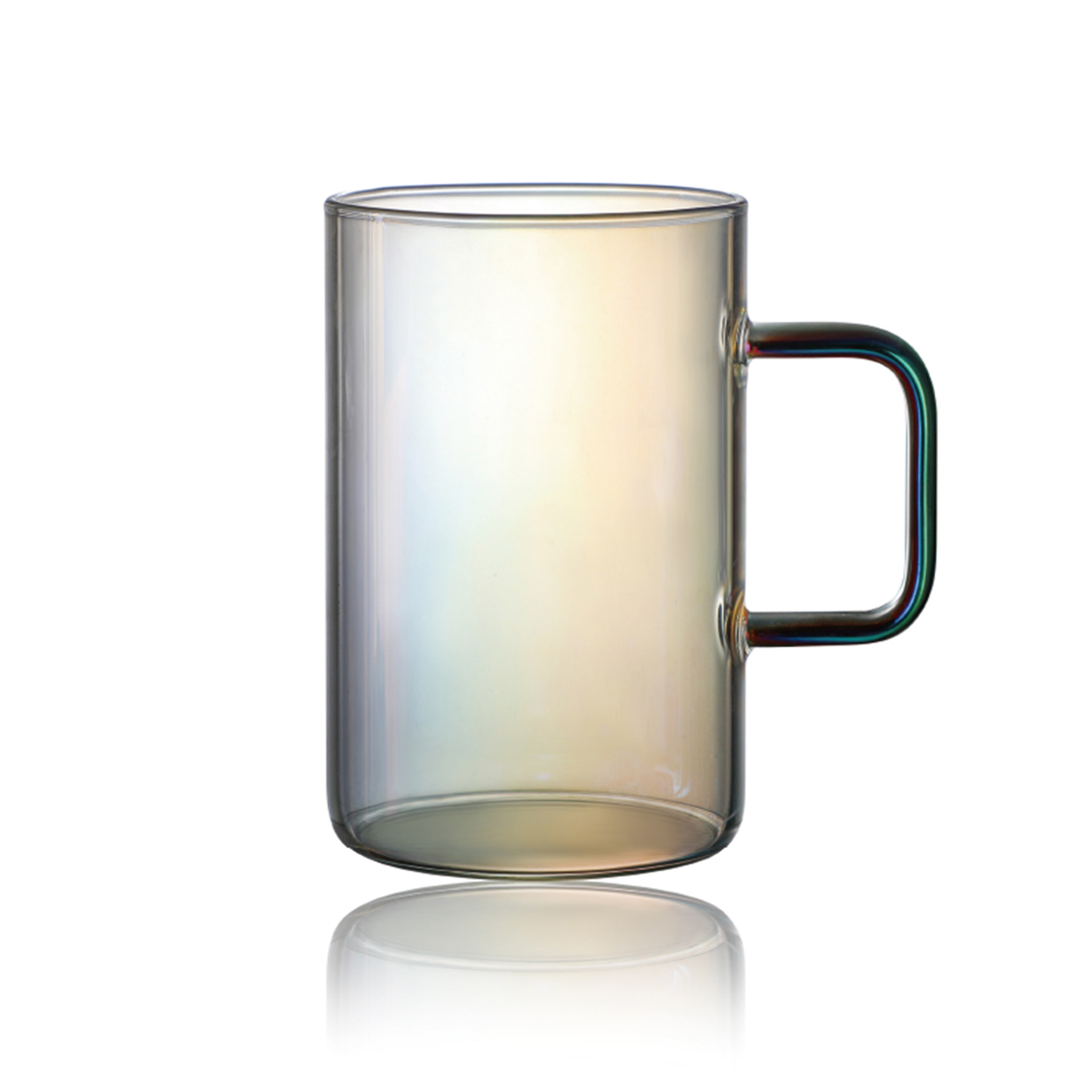 [마린] 오로라 내열유리 컬러리 머그 500ml, 1개, 그린 - 상품 이미지