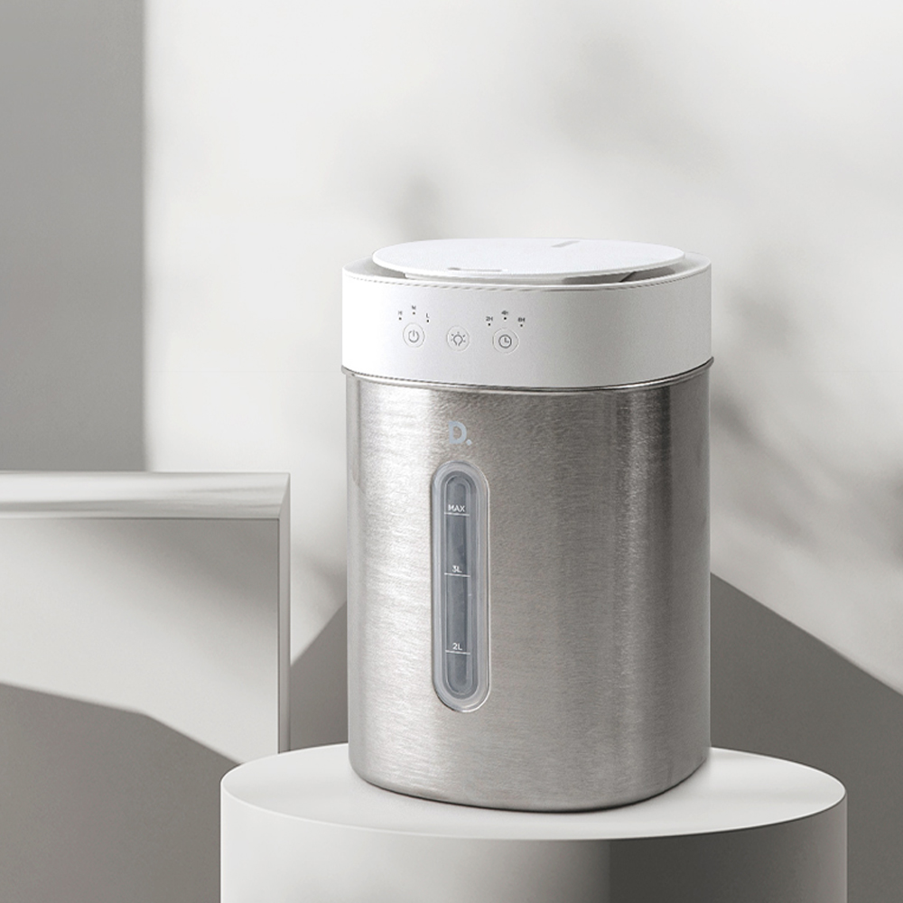 듀플렉스 이지클린 스테인리스 간편세척 초음파 가습기 4L