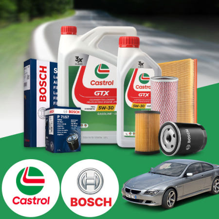 유백몰 E63 E64 630i (~11) 가솔린 캐스트롤 GTX SP C2/C3 5W30 엔진오일 필터세트 7L iter