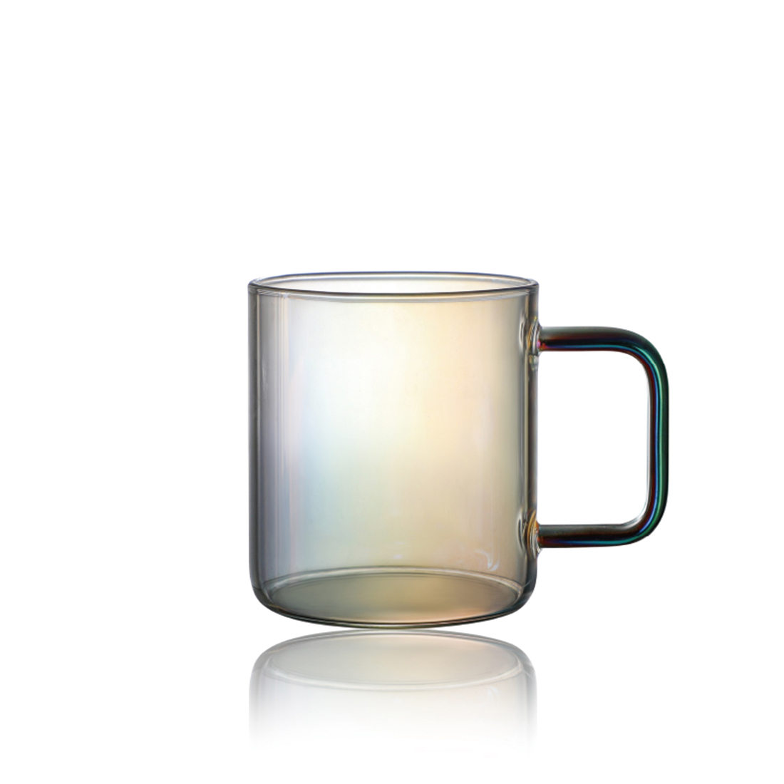 [마린] 오로라 내열유리 컬러리 머그 360ml, 1개, 그린 - 상품 이미지