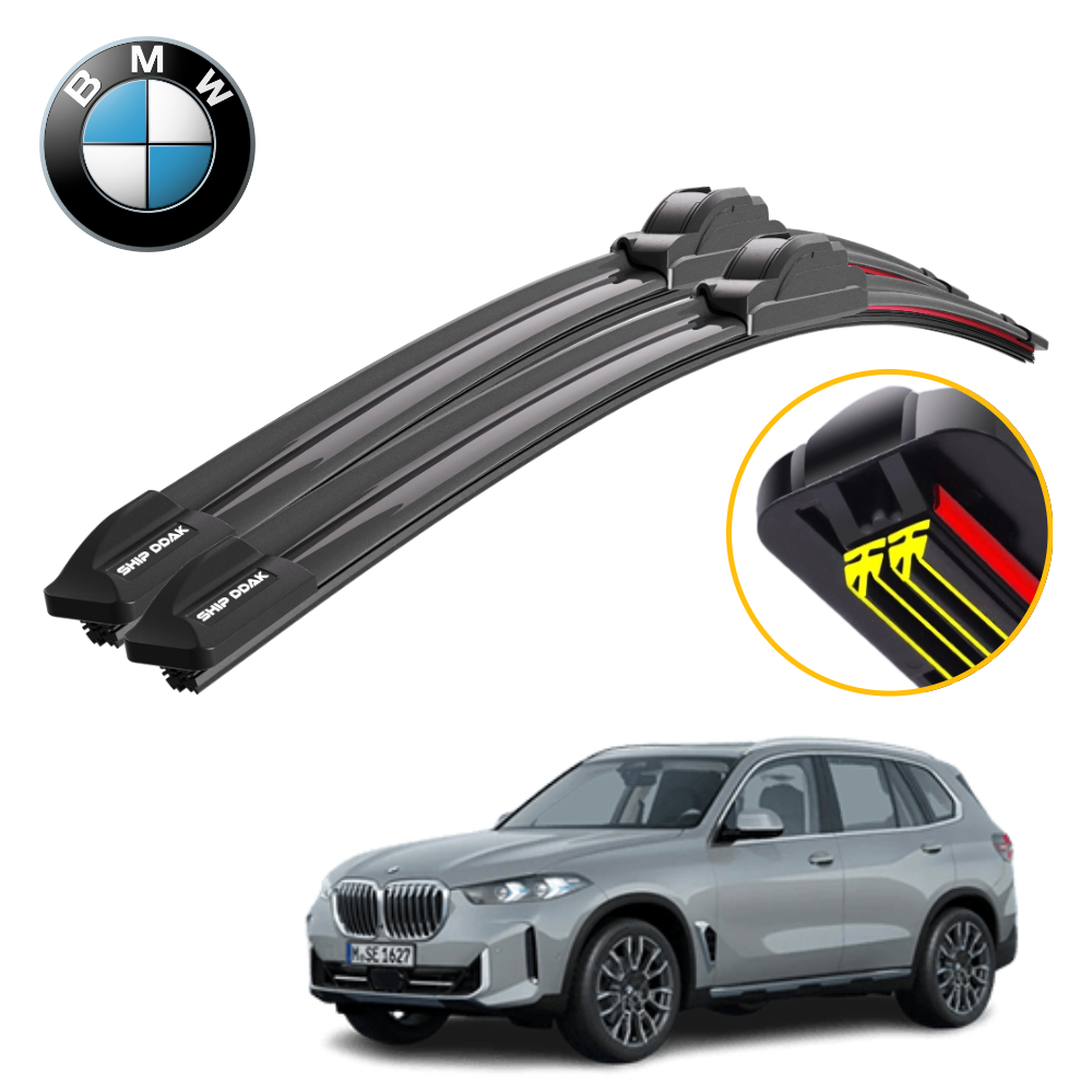 1+1 쉽딱 BMW X5 전차종 트리플X2 하이브리드 와이퍼 블레이드 윈도우브러쉬 - 메인 이미지