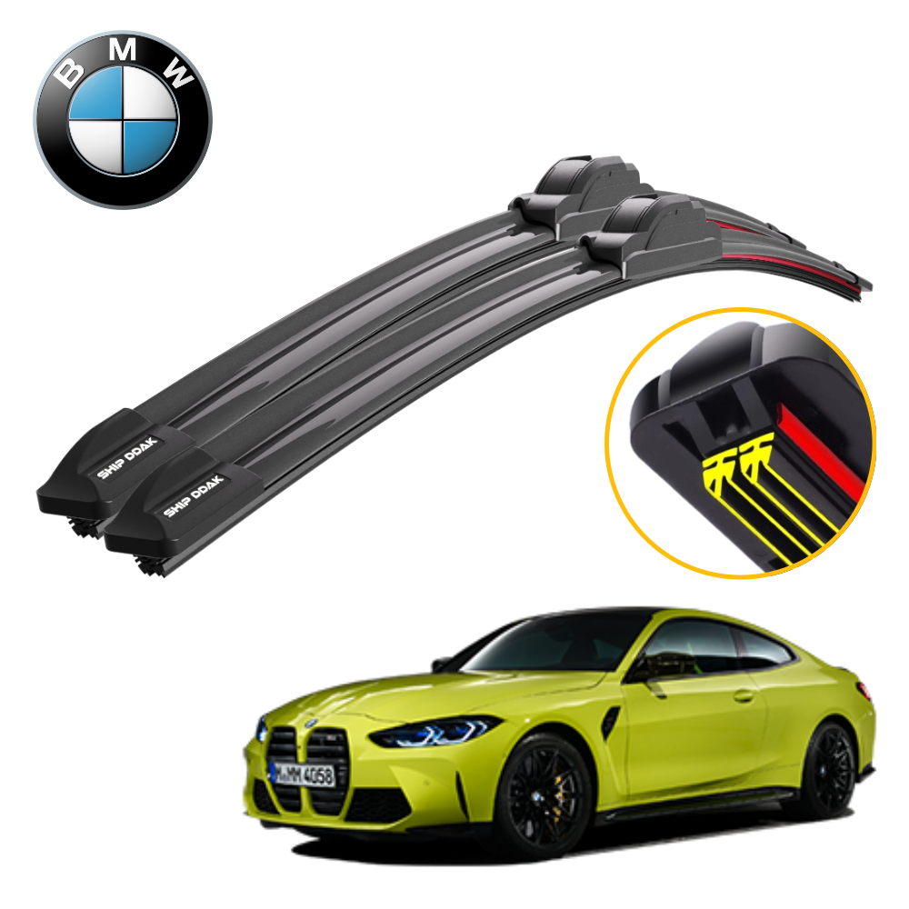 1+1 쉽딱 BMW M4 전차종 트리플X2 하이브리드 와이퍼 블레이드 윈도우브러쉬 - 상품 이미지