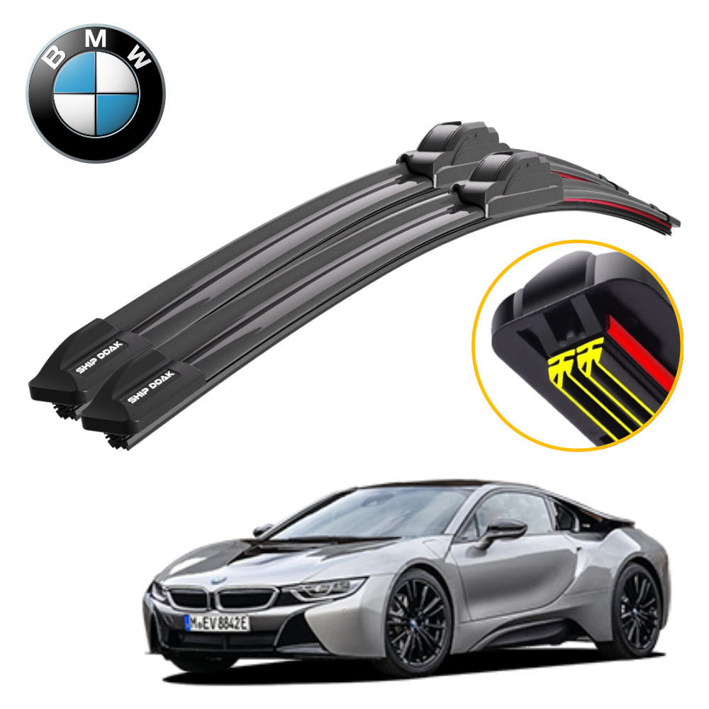 1+1 쉽딱 BMW i8 전차종 트리플X2 하이브리드 와이퍼 블레이드 윈도우브러쉬 - 메인 이미지
