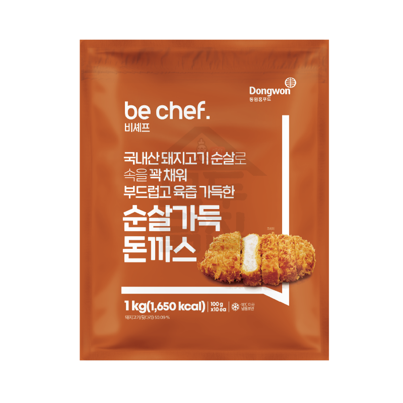 동원 홈푸드 비셰프 순살가득돈까스 1kgx12봉지 BOX - 상세 이미지 2