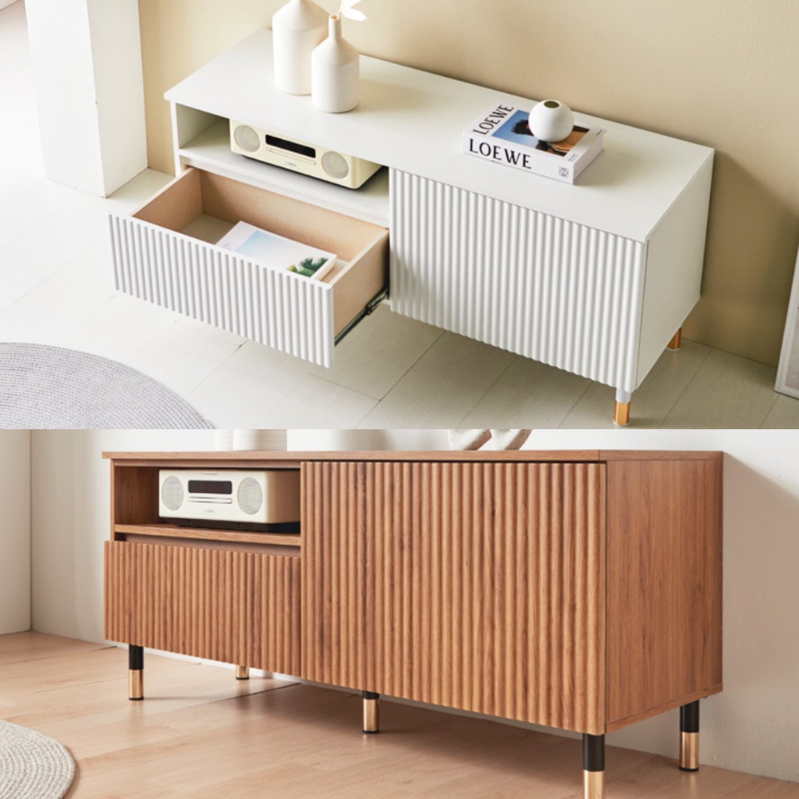 템파보드 거실장 키 큰 거실장 높은 거실장 오디오 장