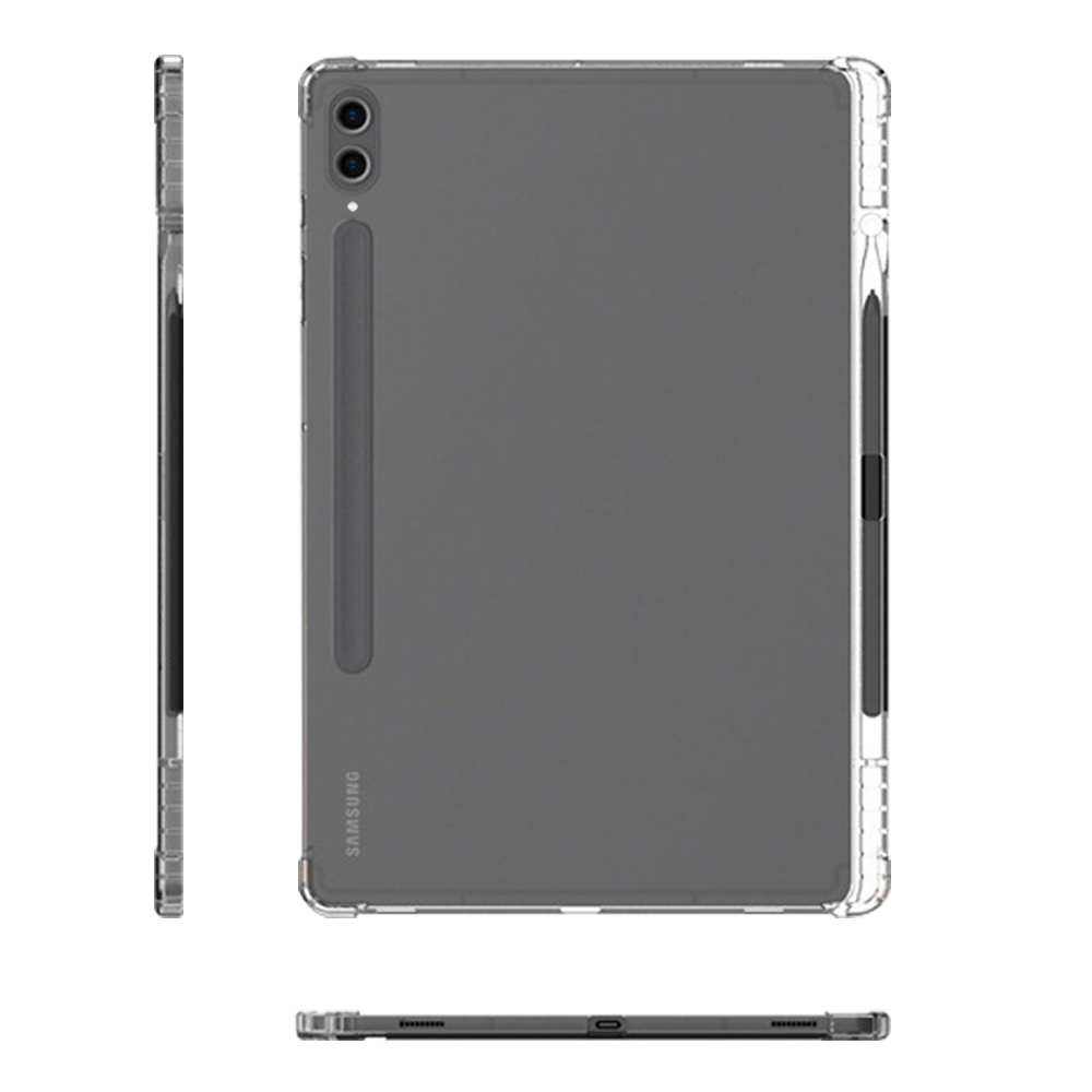 갤럭시탭 S9 플러스 케이스 범퍼 젤리 클리어 백커버 코쿠 투명, 탭 S9+ - 상세 이미지 3