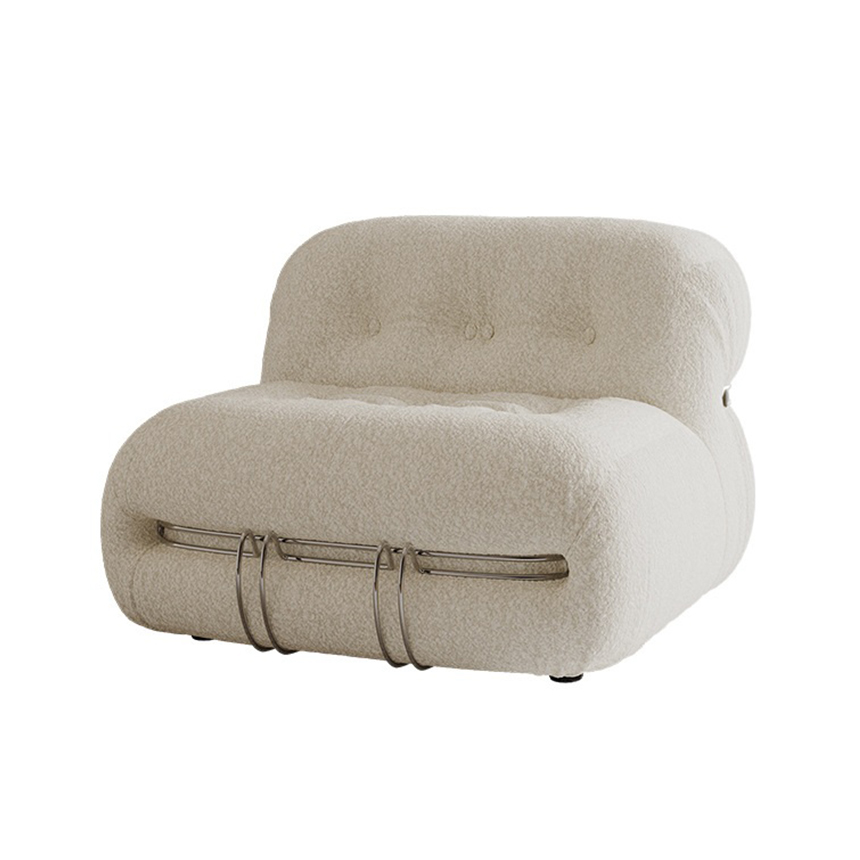 소리아나 라운지 카페 인테리어 패브릭 소파 1인