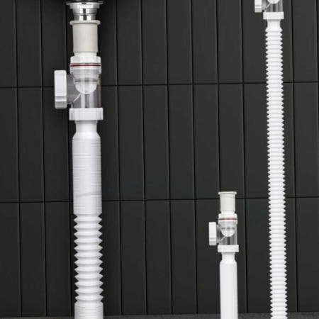 신고무트랩 세면대배수관교체 배수구 냄새차단자동P트랩 아이트랩P트랩화장실