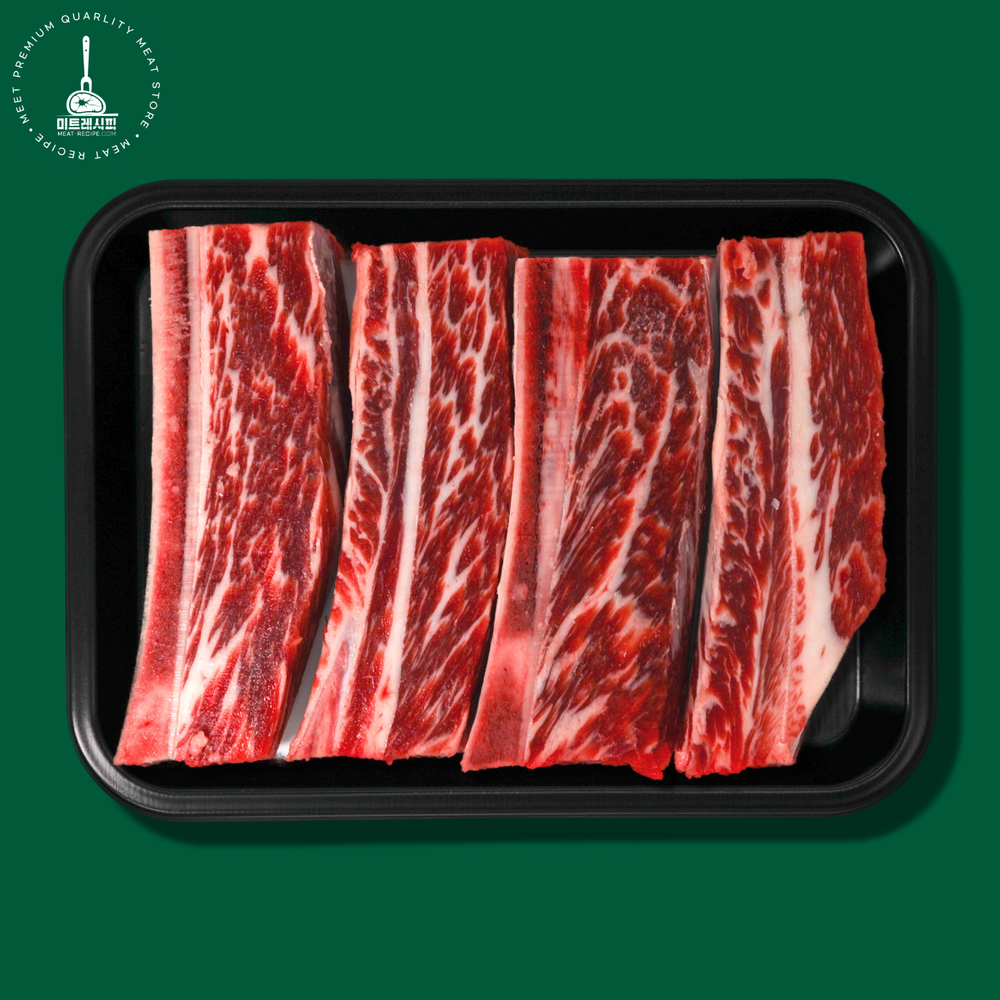 초이스 이상 등급 우대갈비(1kg) 캠핑고기 바베큐 꽃갈비살 반커팅 캠핑음식 스테이크 - 상세 이미지 2