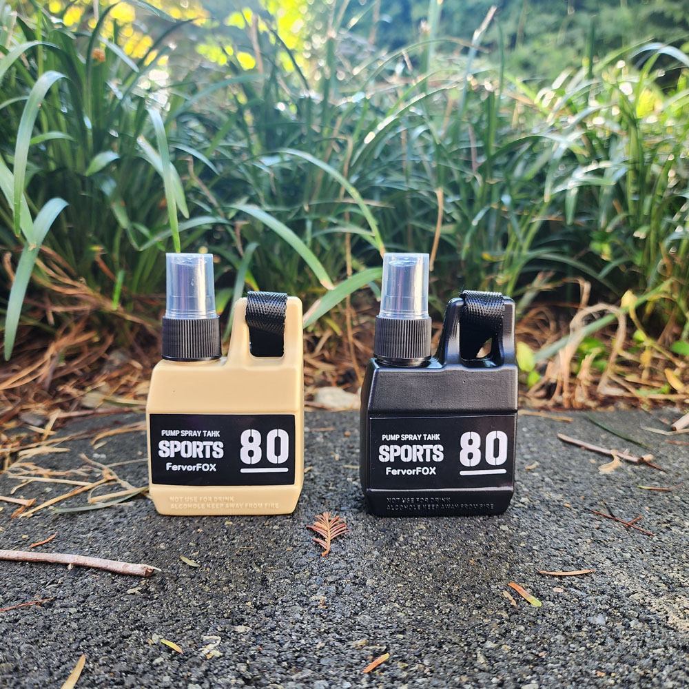 캠핑 미니 스프레이통 80mL 모기기피제통 알코올 향수 소분 리필 펌프 용기 케이스