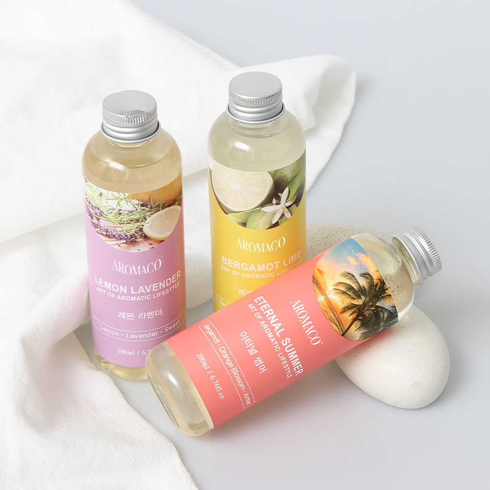 아로마코 디퓨저 리필오일 200ml X 3개 - 메인 이미지