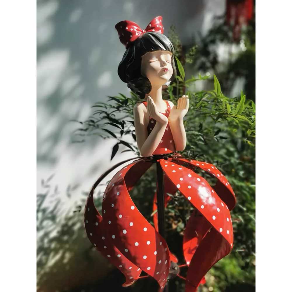 바람개비 풍차 조경 인테리어 발코니 회전 유치원 - 상세 이미지 3