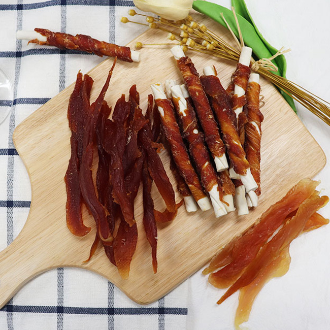 헬로도기 꽉찬 강아지대용량간식 강아지고구마 닭가슴살 간식 치킨고구마, 1kg, 1개 이미지 4