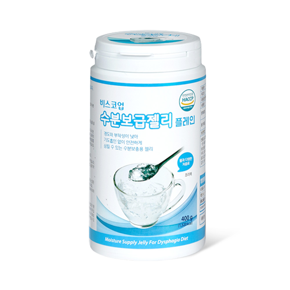 [본사] 비스코업 연하곤란 수분보급젤리 플레인 400g, 1개 - 상품 이미지