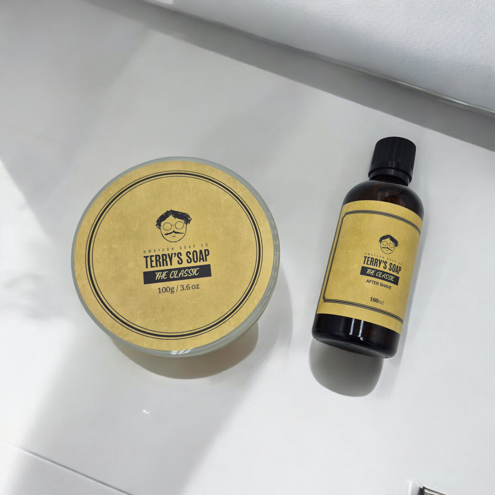 국내제조 무방부제 아티산 테리즈솝 더 클래식 쉐이빙 폼 면도 크림 비누 100g - 상세 이미지 4