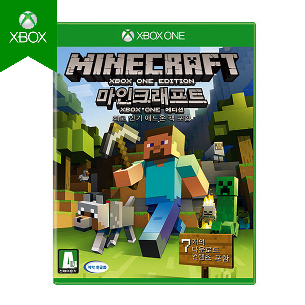 XBOX ONE 마인크래프트 한글 새제품 CD (시리즈 하위호환)