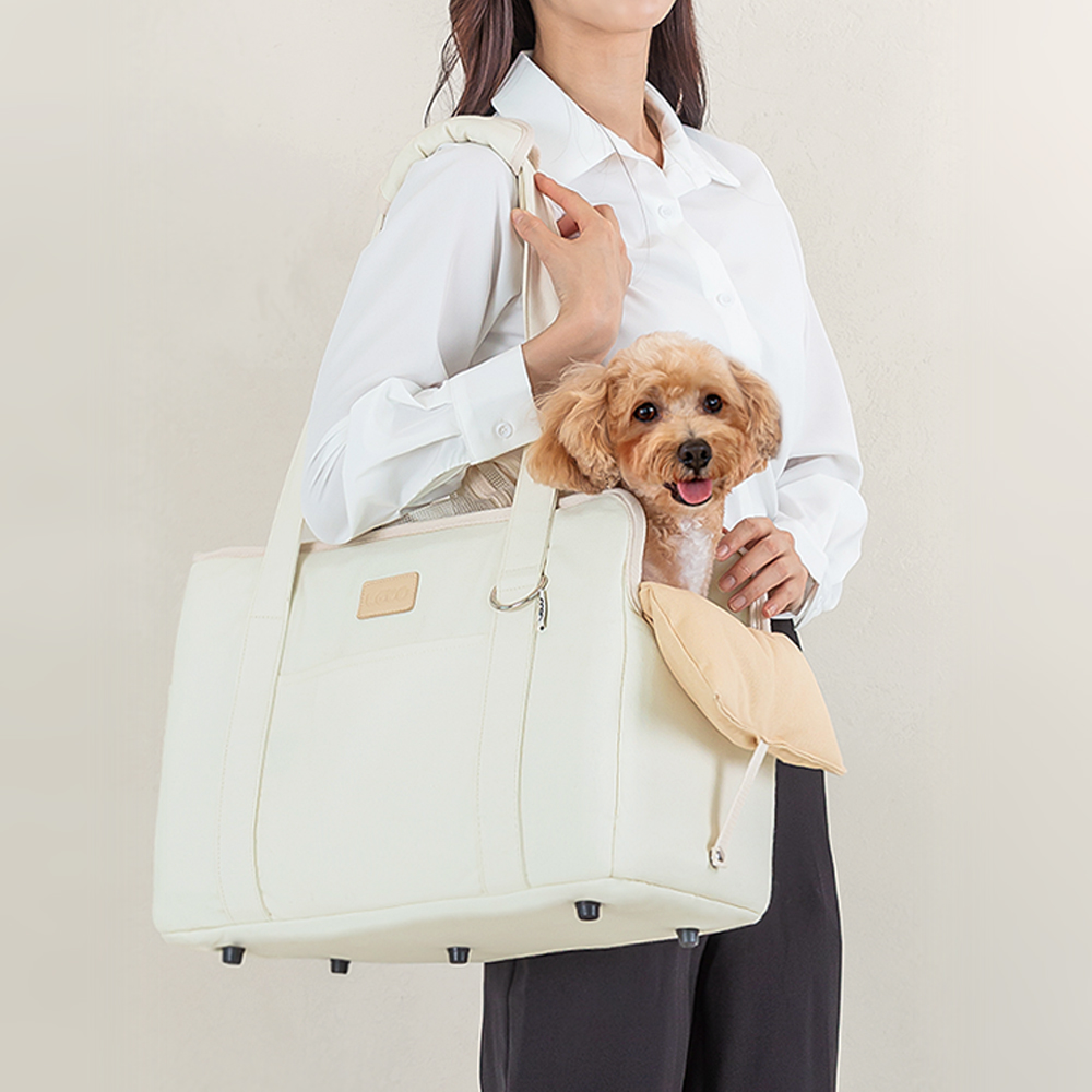 레토 강아지 이동가방 고양이가방 이동장 메쉬 슬링백 기내용 LDD-M02 이미지 6