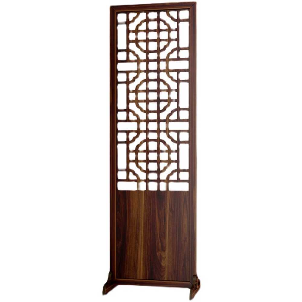 병풍 파티션 가림막 안방 자바라 공간분리 우드 실내 180x40cm - 상품 이미지