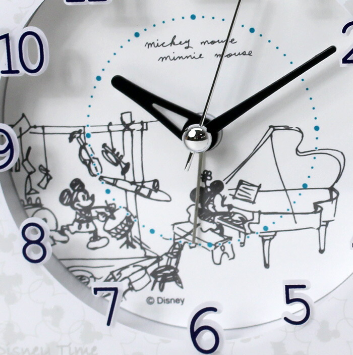 세이코 SEIKO 아날로그 미니 탁상 시계 미키마우스 - 상세 이미지 4