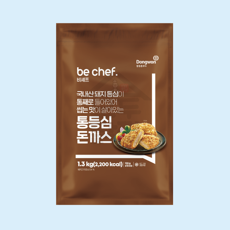 동원 홈푸드 비셰프 통등심돈까스 1.3kg - 상품 이미지