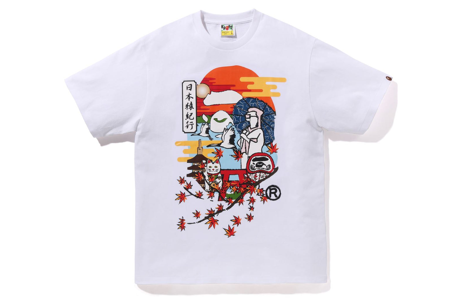 베이프 반팔티 JAPAN CULTURE AUTUMN APE HEAD TEE 1K72-110-171 - 상세 이미지 2