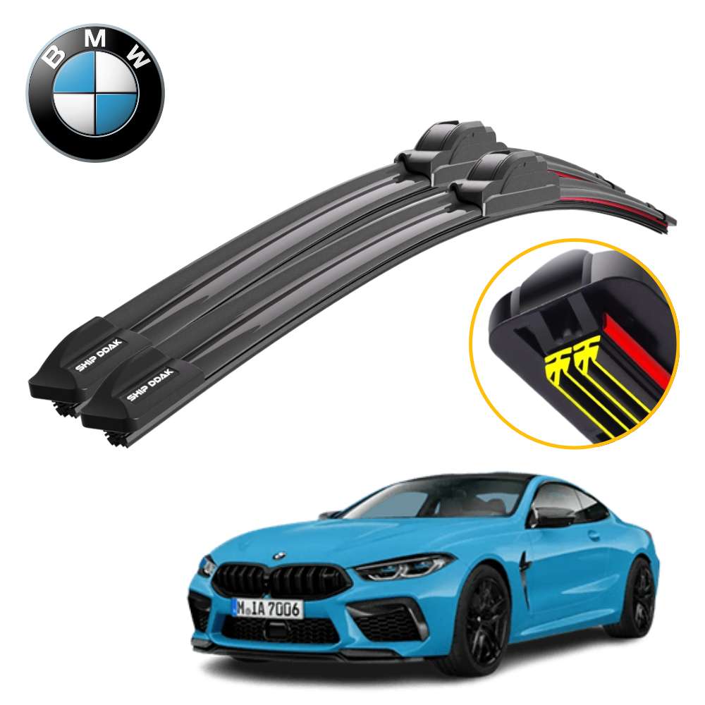 1+1 쉽딱 BMW M8 전차종 트리플X2 하이브리드 와이퍼 블레이드 윈도우브러쉬 - 메인 이미지