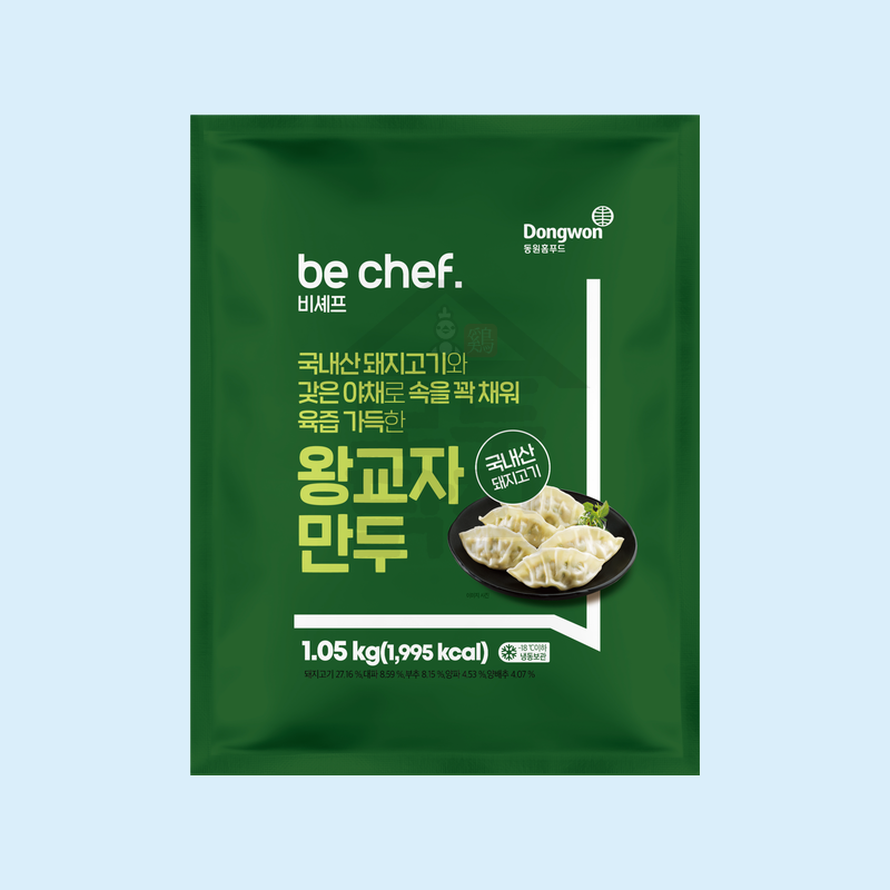 동원 홈푸드 비셰프 왕교자만두 1.05kg 육즙가득 냉동 - 상품 이미지