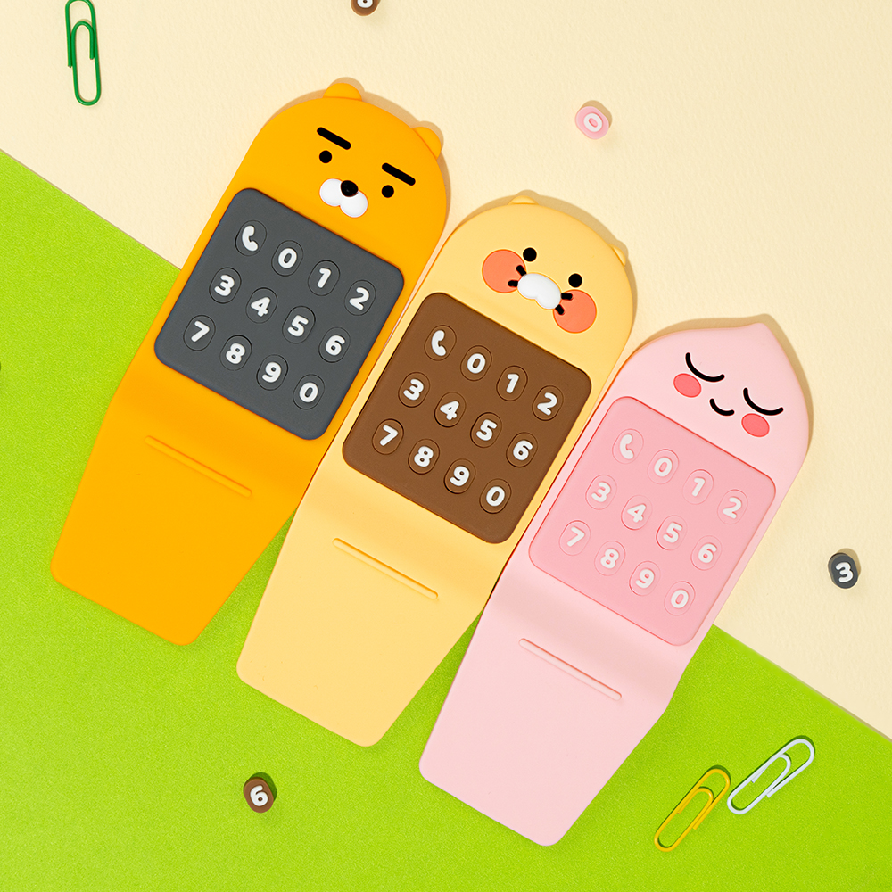 카카오프렌즈 넘버꾹 대시보드 주차번호판 차량번호판 차량용 - 상세 이미지 2