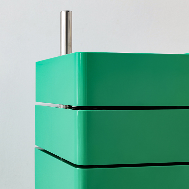 빙그리 회전서랍 트롤리 5단 클래식그린 9536.5958