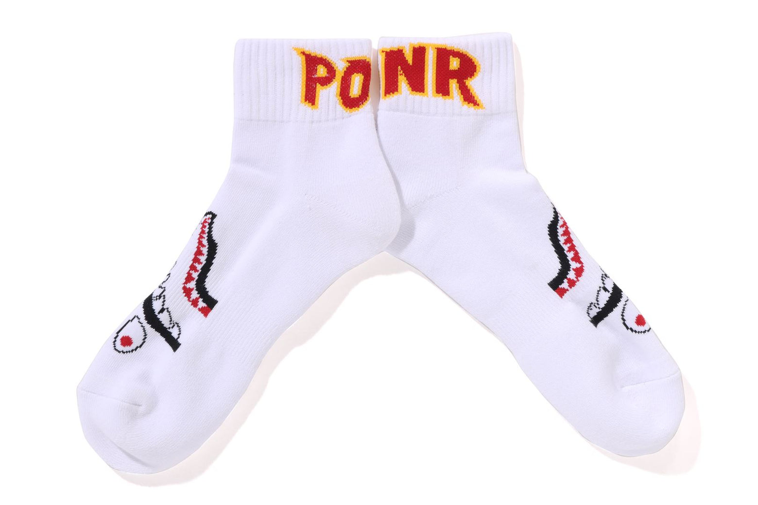 베이프 양말 2ND SHARK SHORT SOCKS 1K70-184-009 - 상세 이미지 2
