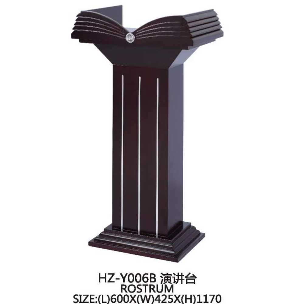 강의실교탁 대학교 강의대 연설대 강연대 사회자 단상 HZ-19B - 상세 이미지 2