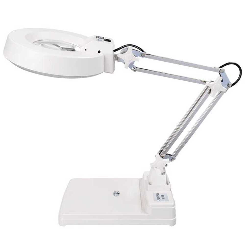 20배 확대경 기판작업대 LED 돋보기 회로 수리 조명 10x 녹색 - 상품 이미지