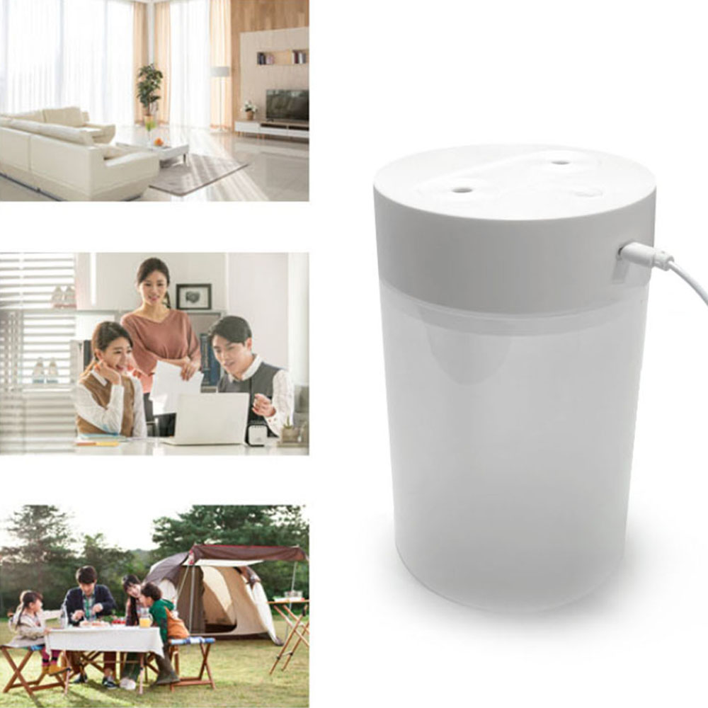 초소음 led 가습기 초절전 탁상 원룸 사무실 usb 소형 무드등