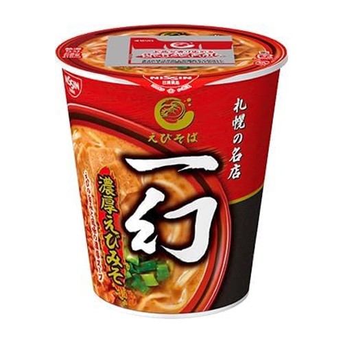 닛신 로손 편의점 에비소바 이치겐 농후 새우소바 / 일본 라멘 라면 - 상품 이미지