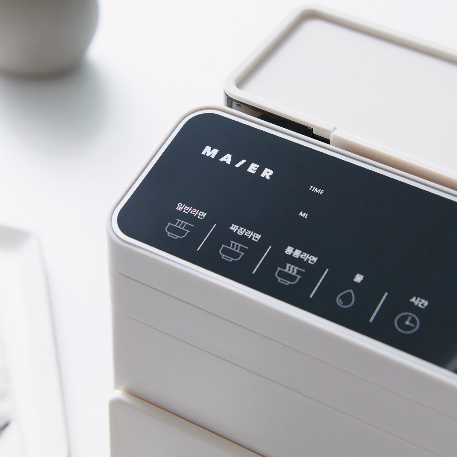 [마이어] 즉석 한강 라면 조리기 (Maier ez100) 라면 끓이는 기계 신애라 가정용 캠핑 멀티 쿠커 미우새