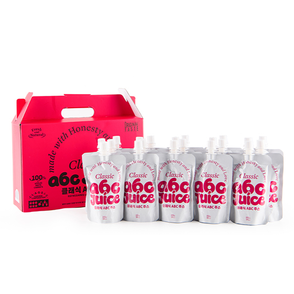 (클래식농원)농부가 만든 국내산 ABC쥬스 100ml 40개입 NFC 착즙 - 상품 이미지