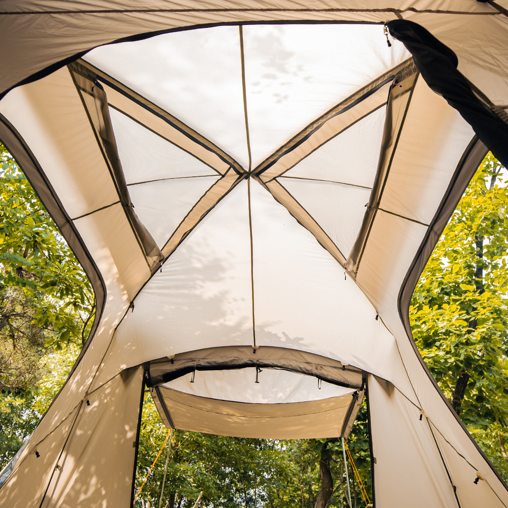 로티캠프 텐트 쉘터 그늘막 겨울 동계 리빙쉘 캠핑 감성 나들이 제로스트R1 탄