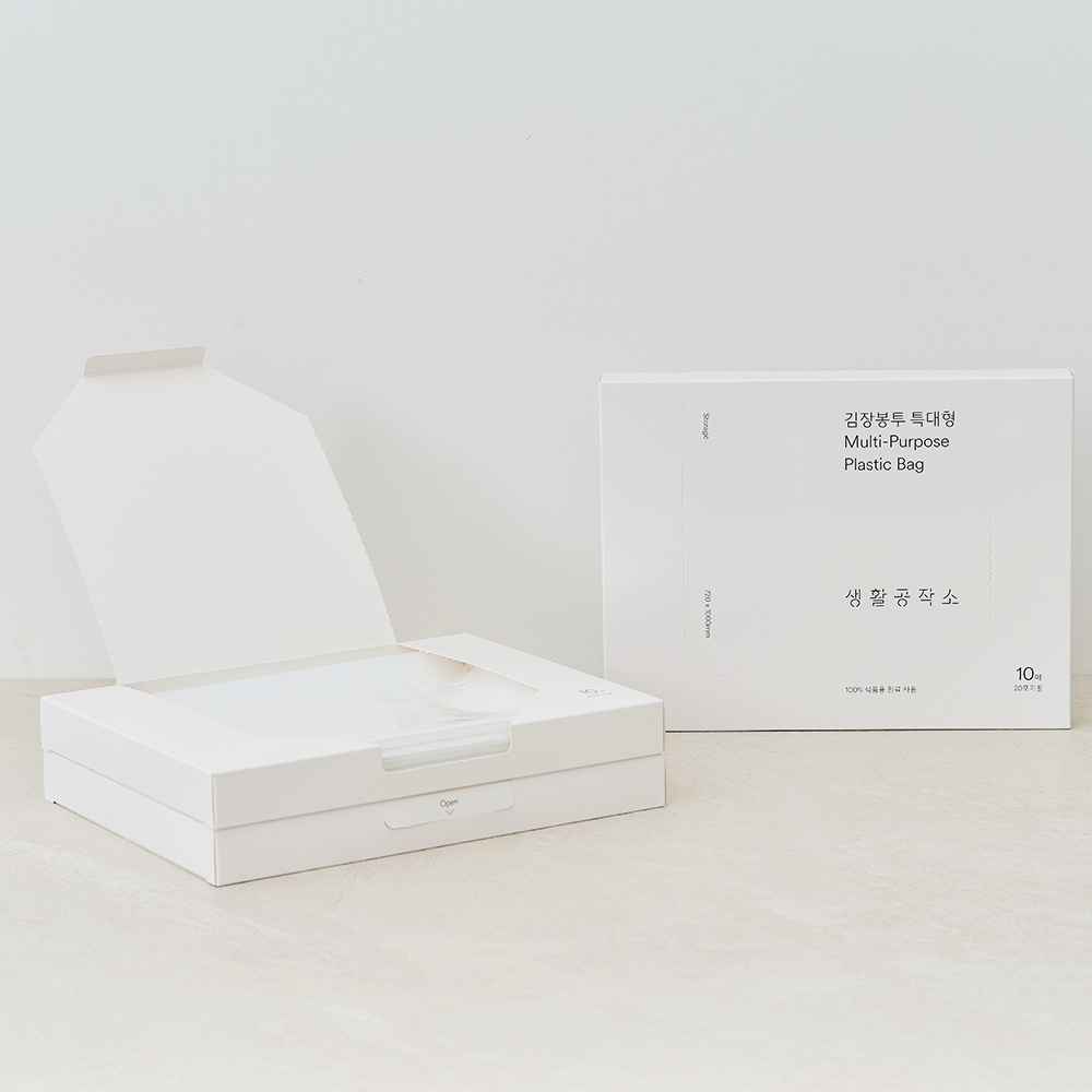 김장봉투 김장비닐 배접봉투 재활용비닐 분리수거 100리터 10매