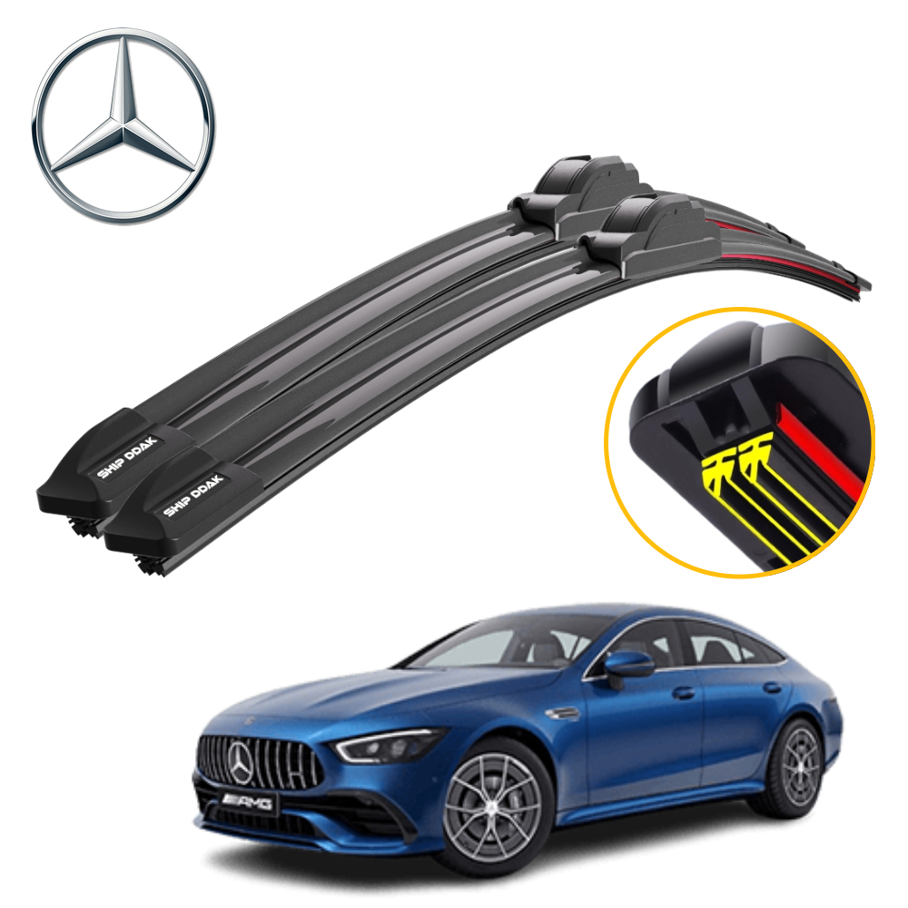 1+1 쉽딱 벤츠 AMG GT 전차종 트리플X2 하이브리드 와이퍼 블레이드 윈도우브러쉬 - 메인 이미지