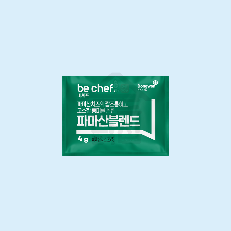 동원 홈푸드 비셰프 일회용 파마산블렌드 4gx500EA BOX 치즈가루 피자 스파게티 햄버거 - 메인 이미지