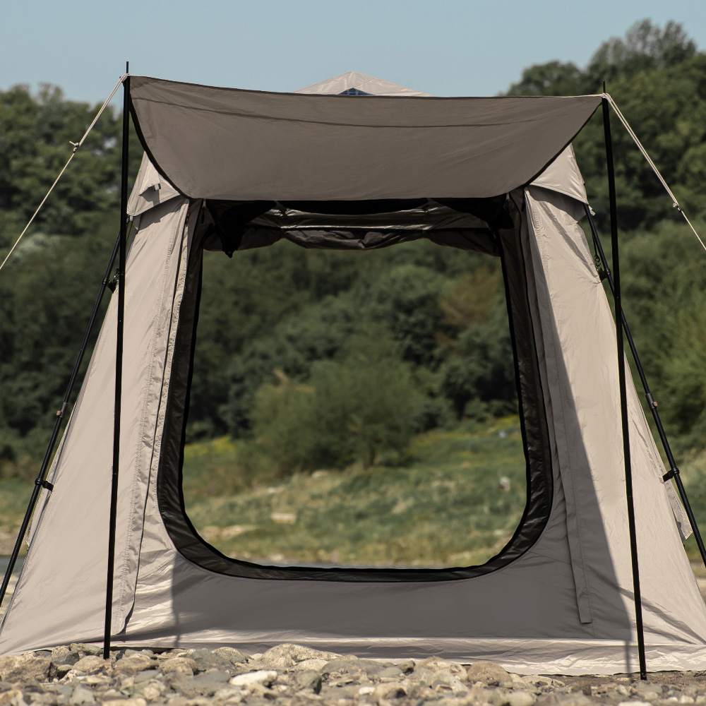 로티캠프 원터치 텐트 그늘막 캠핑 대형 감성 비치 나들이 SB6-B