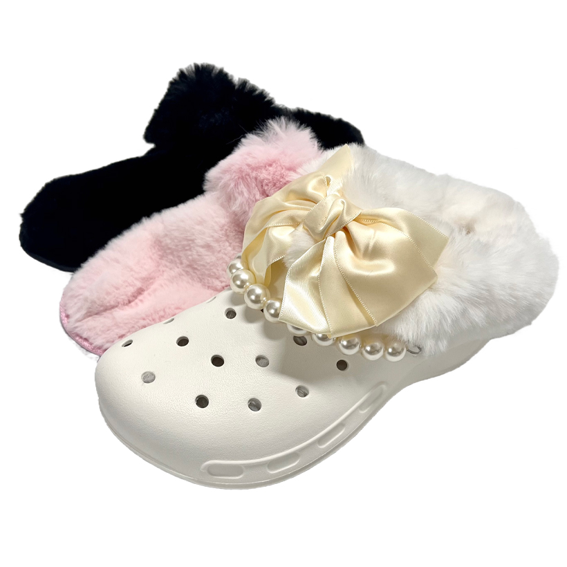 크룩스내피 클로그 호환 클로그인 털탈부착 안감 슬리퍼 3세대 키즈