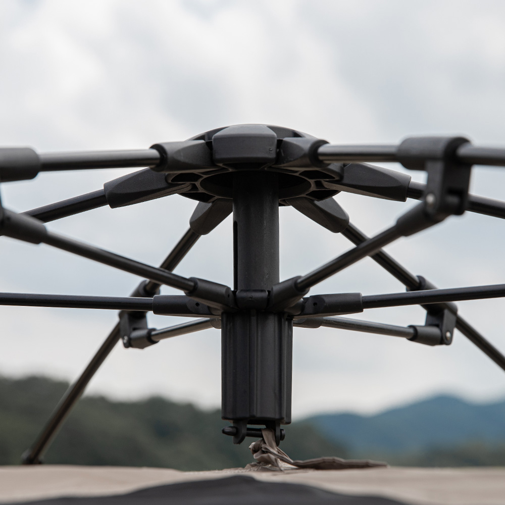 로티캠프 원터치 텐트 돔 그늘막 캠핑 대형 감성 비치 나들이 HB6-C2