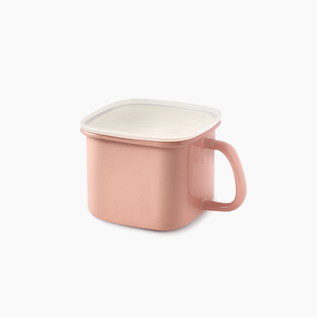 에지리 쿡앤씰 사각저그 1.5L 사각 법랑냄비 밀폐용기 라면냄비 이유식 이미지 7